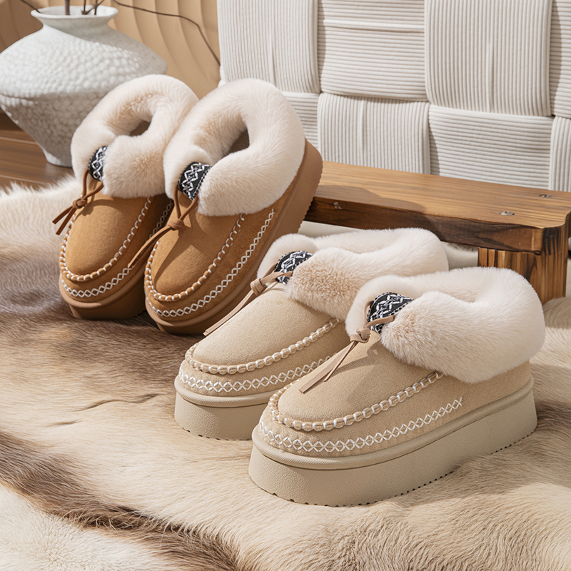 Women Shoes For Winter - Winter Fluffy Women's Slippers Casual Plush