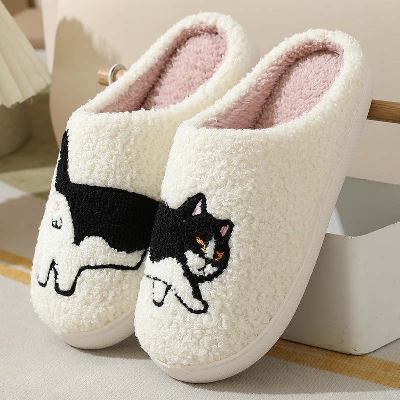 Women Shoes For Winter - Winter Plush Cute Dachshund Embroidery Home