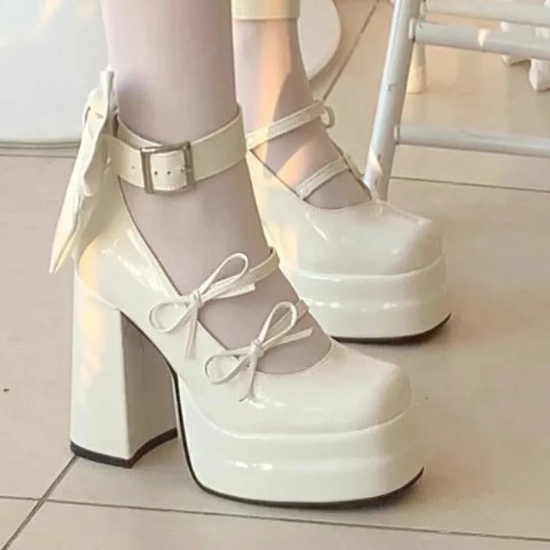 Thick Sole Women's Retro Fashi - Women'S Shoes Water Resistant ulasan dan harga