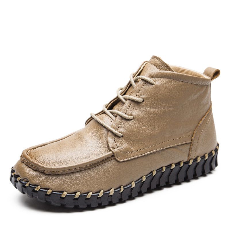 Real Leather Boots Women's Aut - Women'S Shoes Water Resistant ulasan dan harga