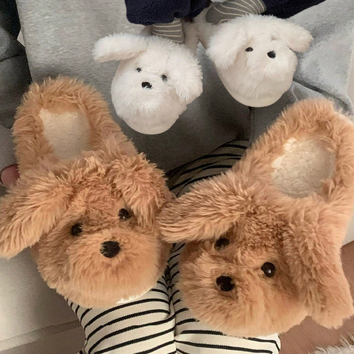 Women House Fur Slippers Casua - Women Shoes For Winter ulasan dan harga