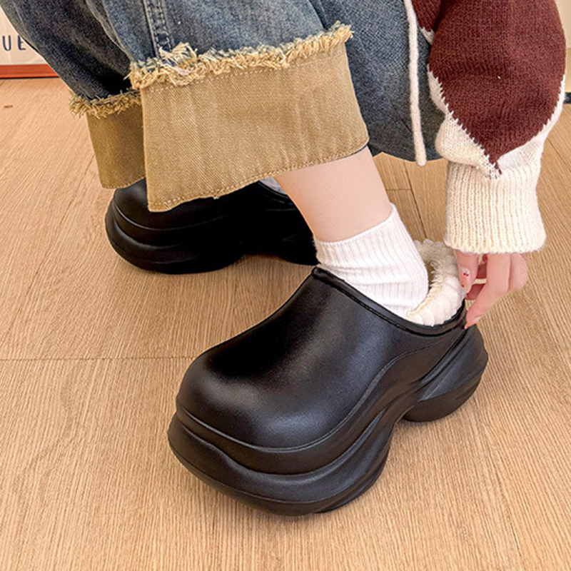 2025 New Chunky Platform Slipp - Women'S Shoes Water Resistant ulasan dan harga