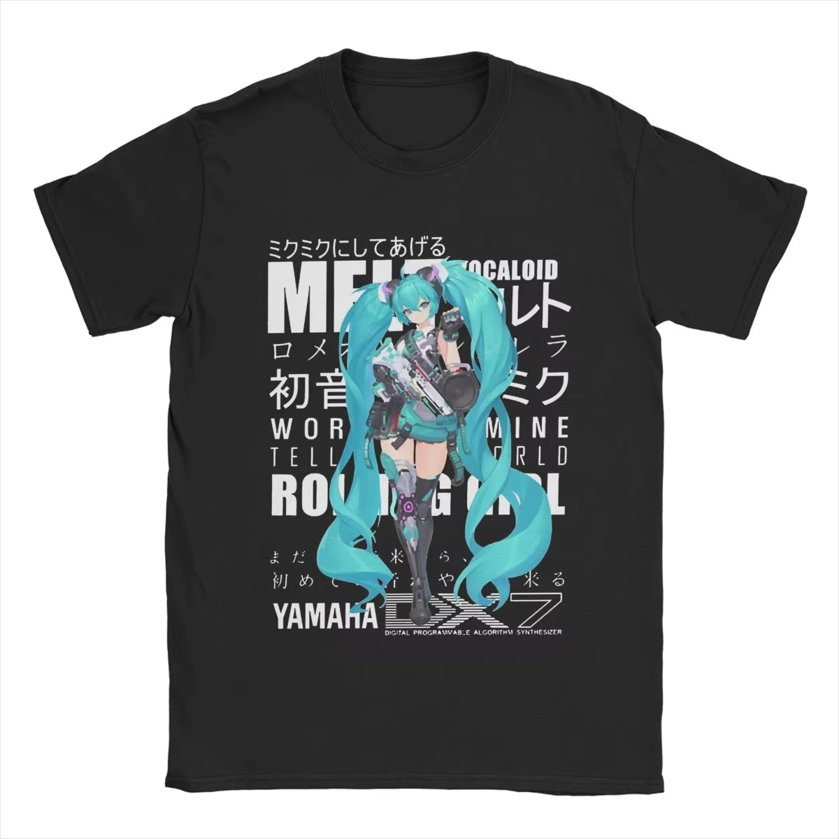 Hatsune Miku Cartoon T-shirt f - Women'S Shoes For Crews ulasan dan harga