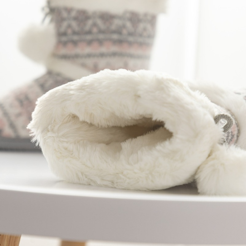 Plush Slippers Boots for Women - Women Shoes For Winter ulasan dan harga