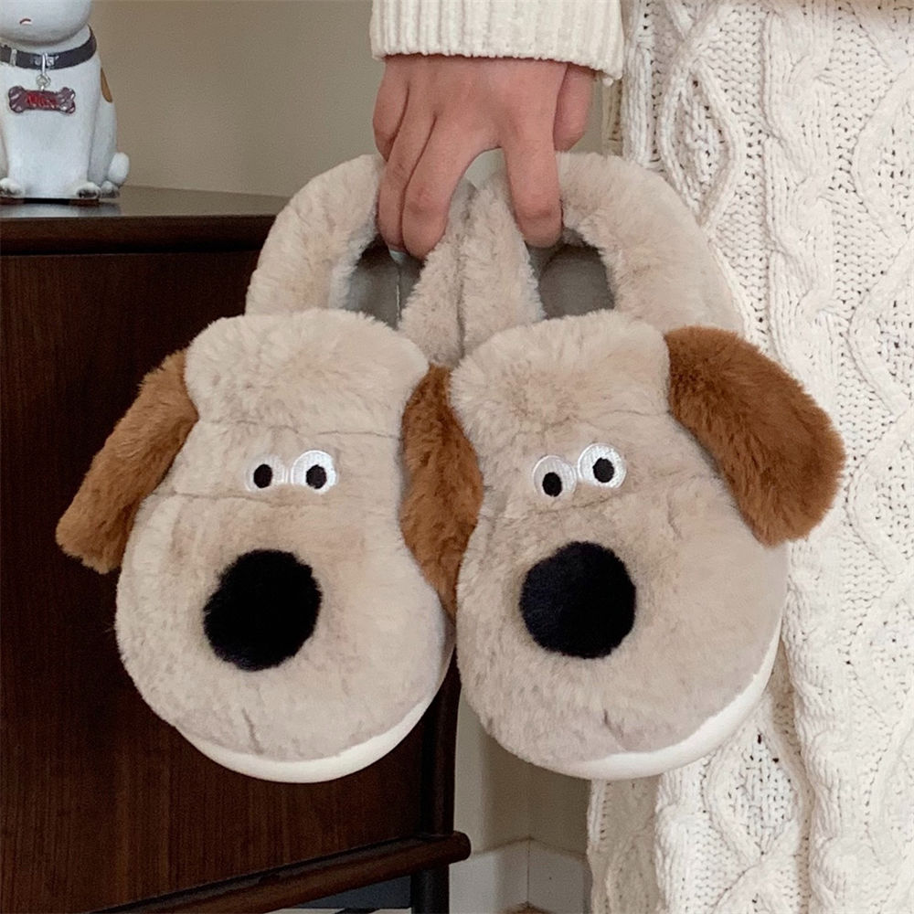 Size36-45 Hug Dog Slippers Gir - Women Shoes For Winter ulasan dan harga