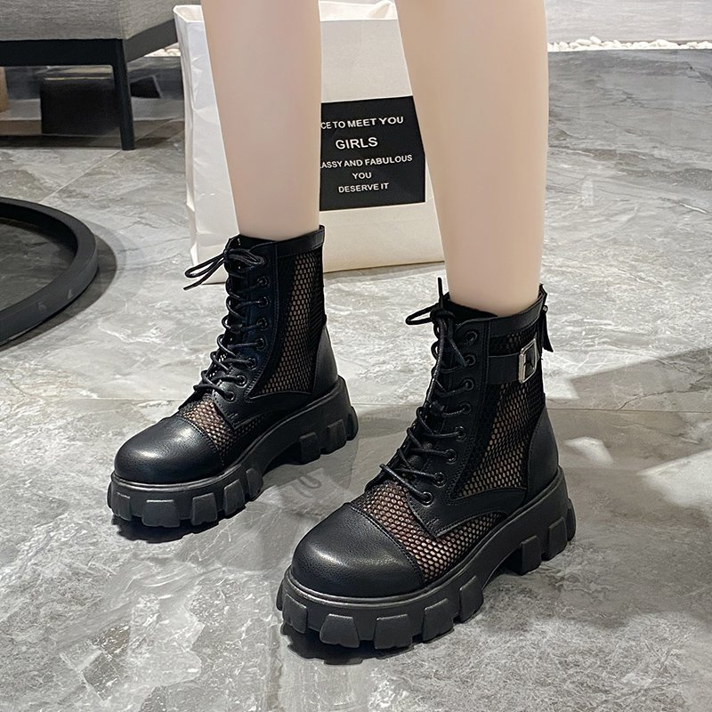 Thick Sole Breathable Mesh Boo - Women'S Shoes Water Resistant ulasan dan harga
