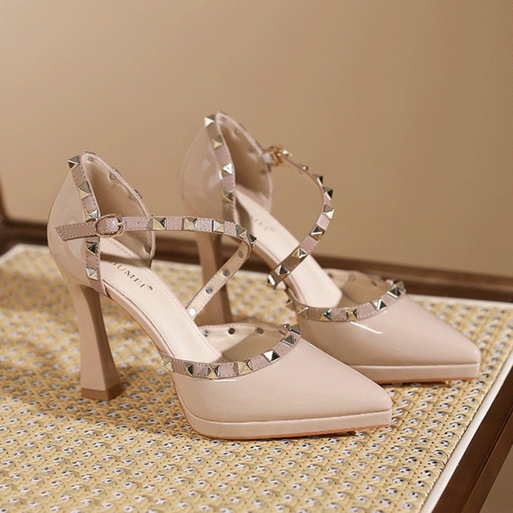 Rivet Heeled Sandals Women's 2 - Women'S Shoes Water Resistant ulasan dan harga