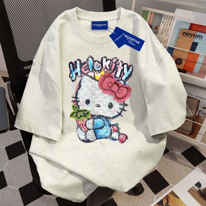 Cartoon Hello Kitty anime high - Women Shoes Xxl ulasan dan harga