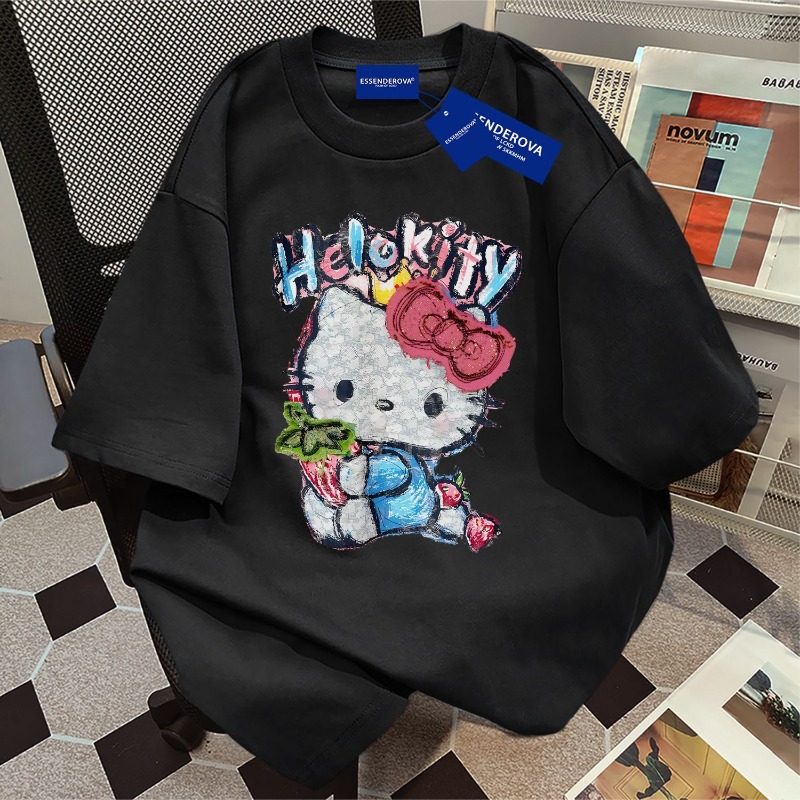 Cartoon Hello Kitty anime high - Women Shoes Xxl ulasan dan harga
