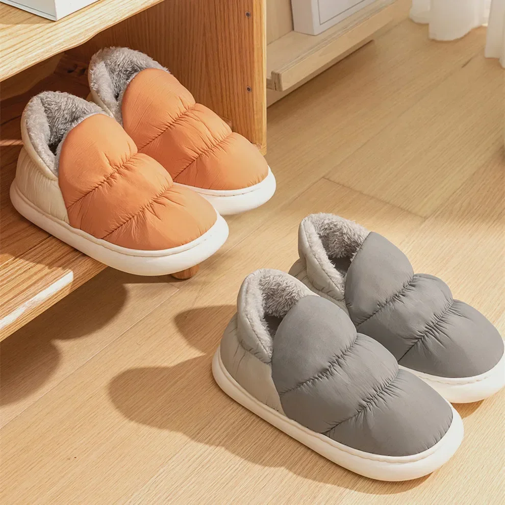 Women Men Slippers Winter Down - Women'S Shoes Water Resistant ulasan dan harga