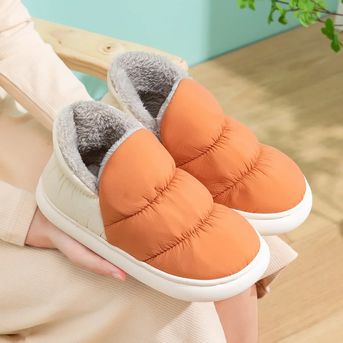 Women Men Slippers Winter Down - Women'S Shoes Water Resistant ulasan dan harga