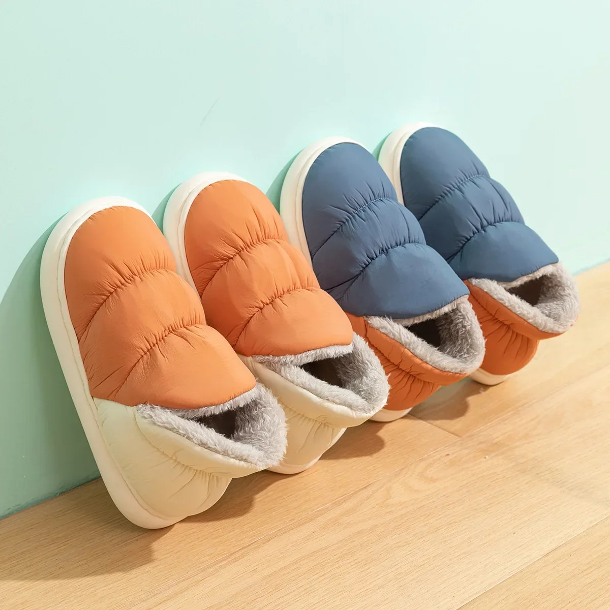 Women Men Slippers Winter Down - Women'S Shoes Water Resistant ulasan dan harga