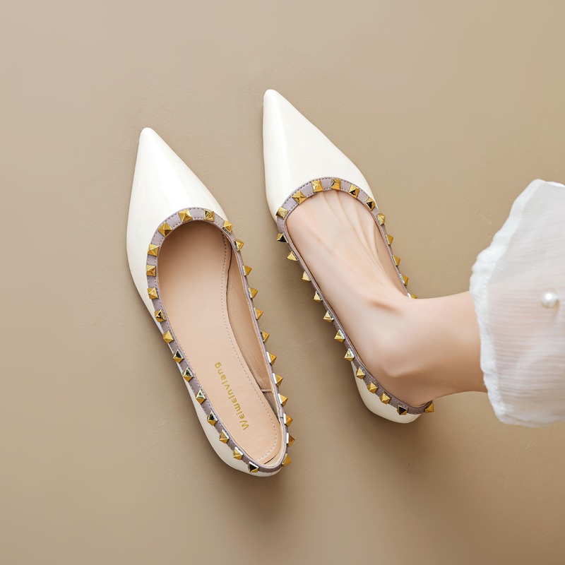 XIHAHA Woman Flats Pointed Toe - Women'S Shoes Clogs ulasan dan harga