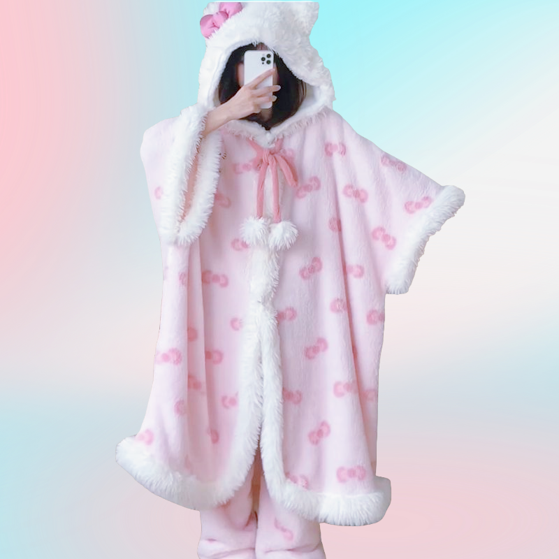 Plush Robes Girls Cute Sanrio  - Women Shoes Xxl ulasan dan harga
