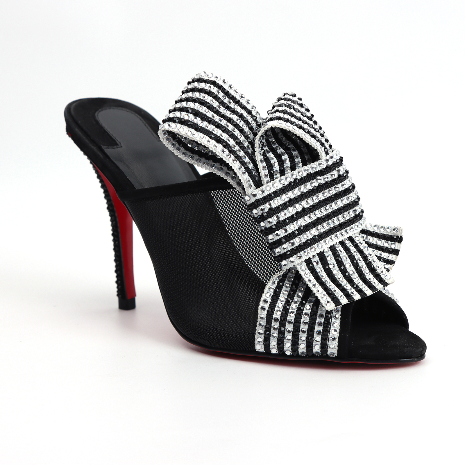 Women's Open Toe Mesh Mule Hee - Women'S Shoes Red Bottoms ulasan dan harga