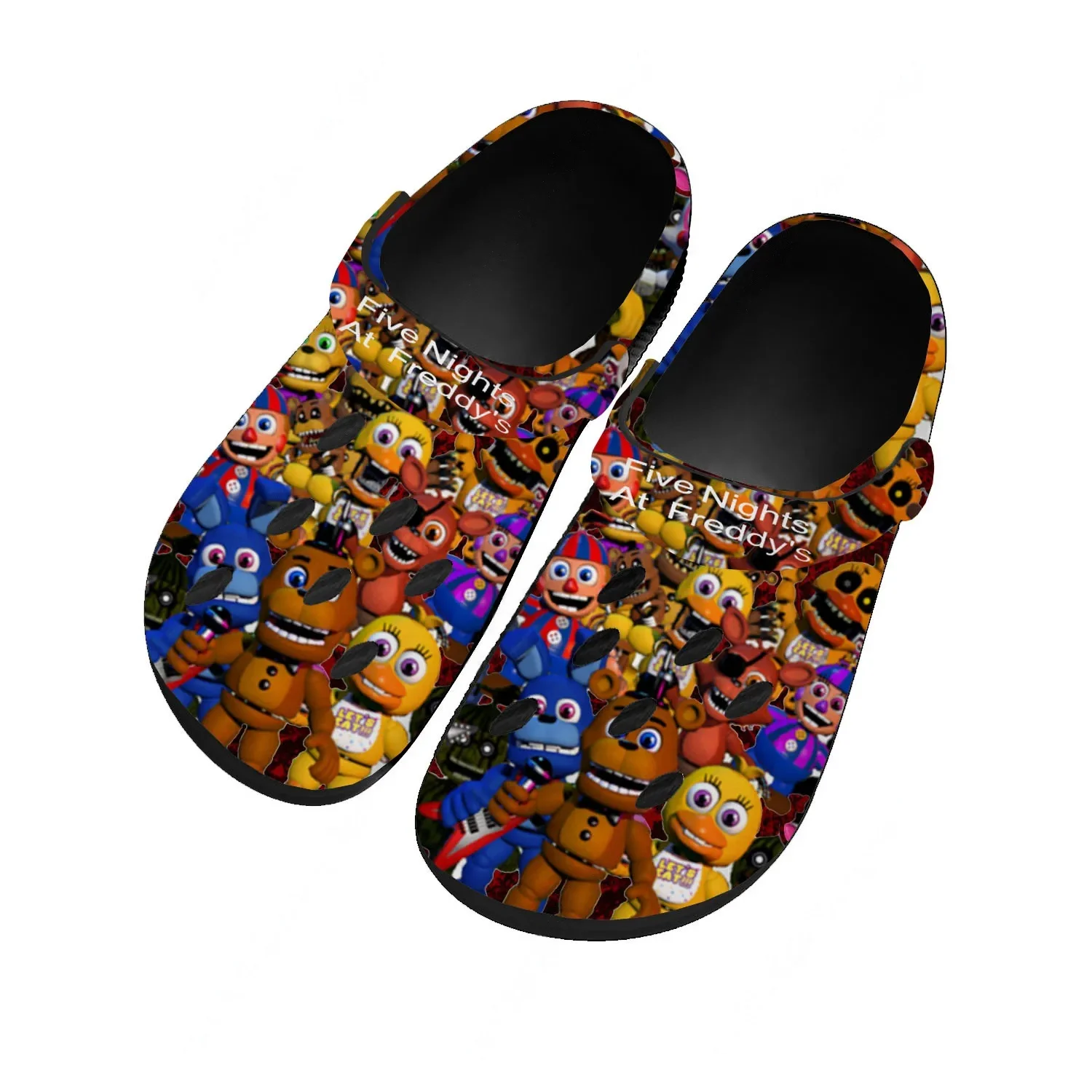 Fnaf F-Freddy Anime At Game Ni - Women'S Shoes Clogs ulasan dan harga
