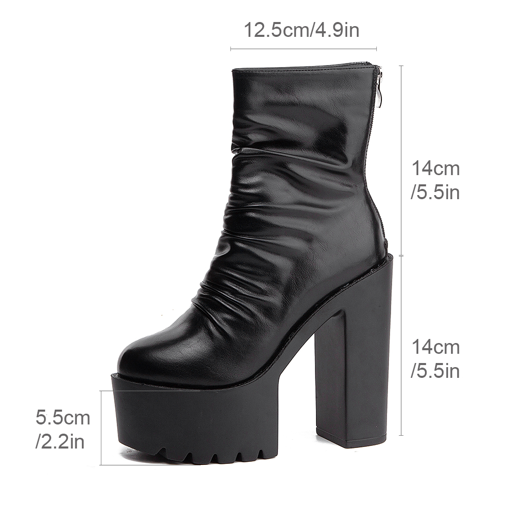 Gdgydh Autumn Platform Ruched  - Women'S Shoes Water Resistant ulasan dan harga