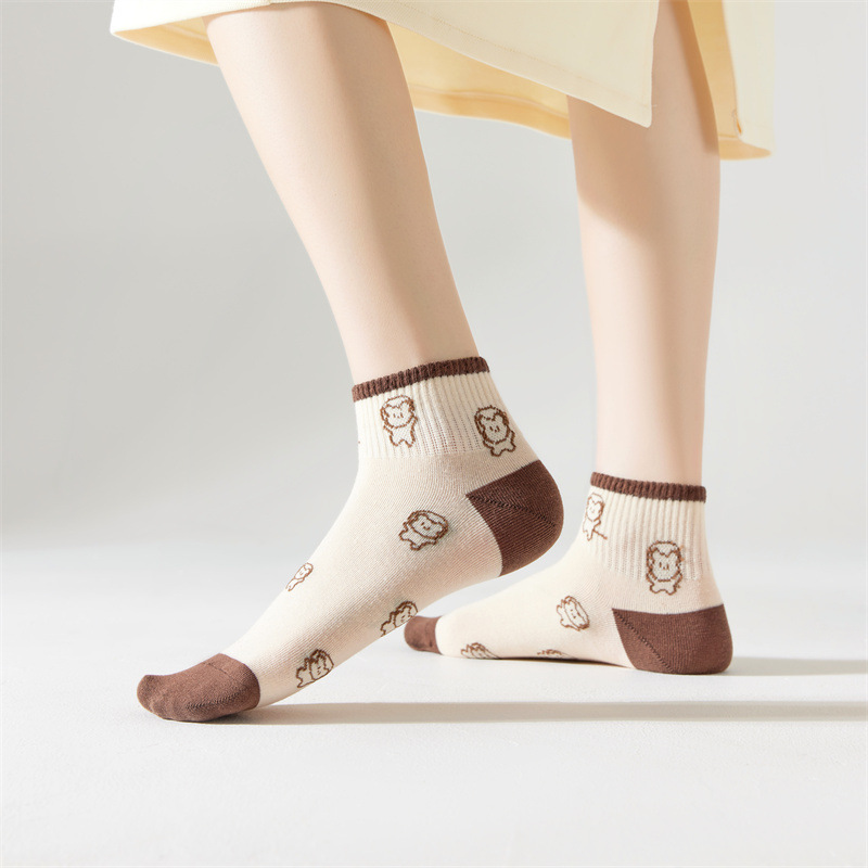 5 Pairs-American style ankle s - Women'S Shoes For Crews ulasan dan harga