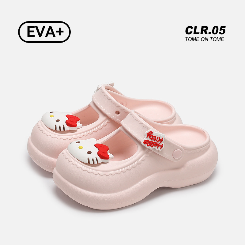 Anime Hello Kitty Thick Platfo - Women'S Shoes Clogs ulasan dan harga