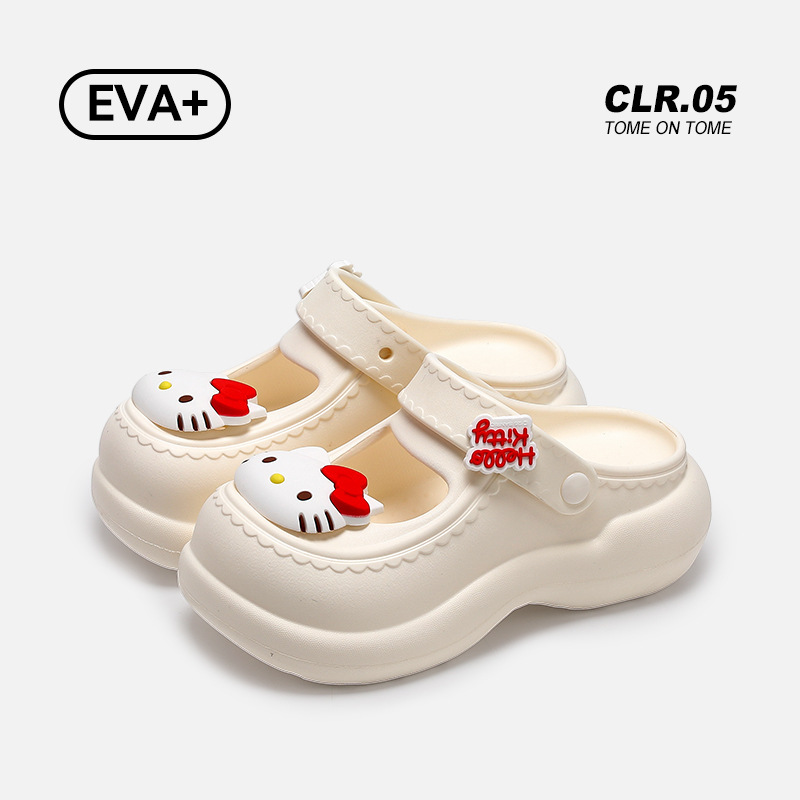 Anime Hello Kitty Thick Platfo - Women'S Shoes Clogs ulasan dan harga