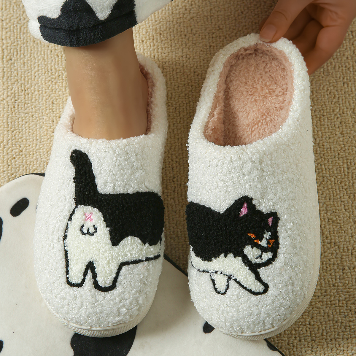 Winter Plush Cute Dachshund Em - Women Shoes For Winter ulasan dan harga