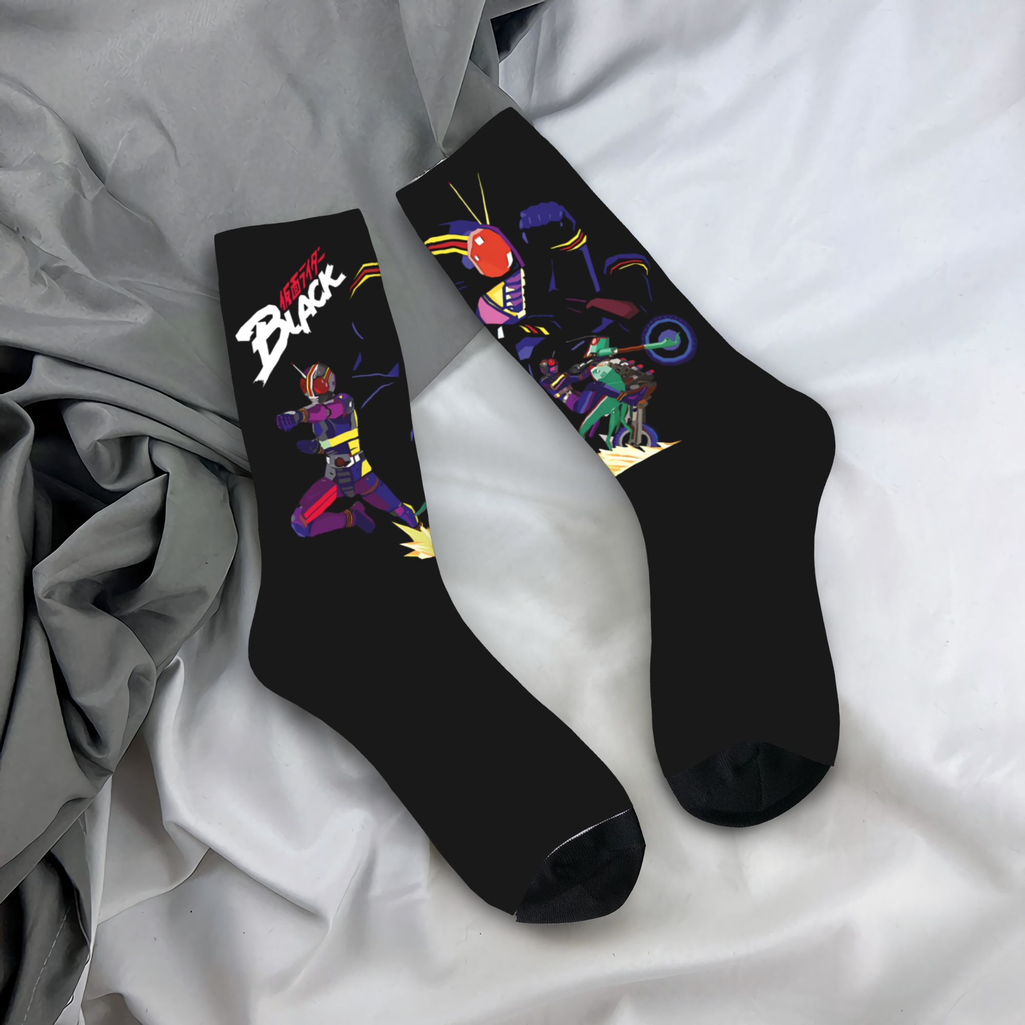 Kamen Rider Black  Middle Sock - Women'S Shoes For Crews ulasan dan harga
