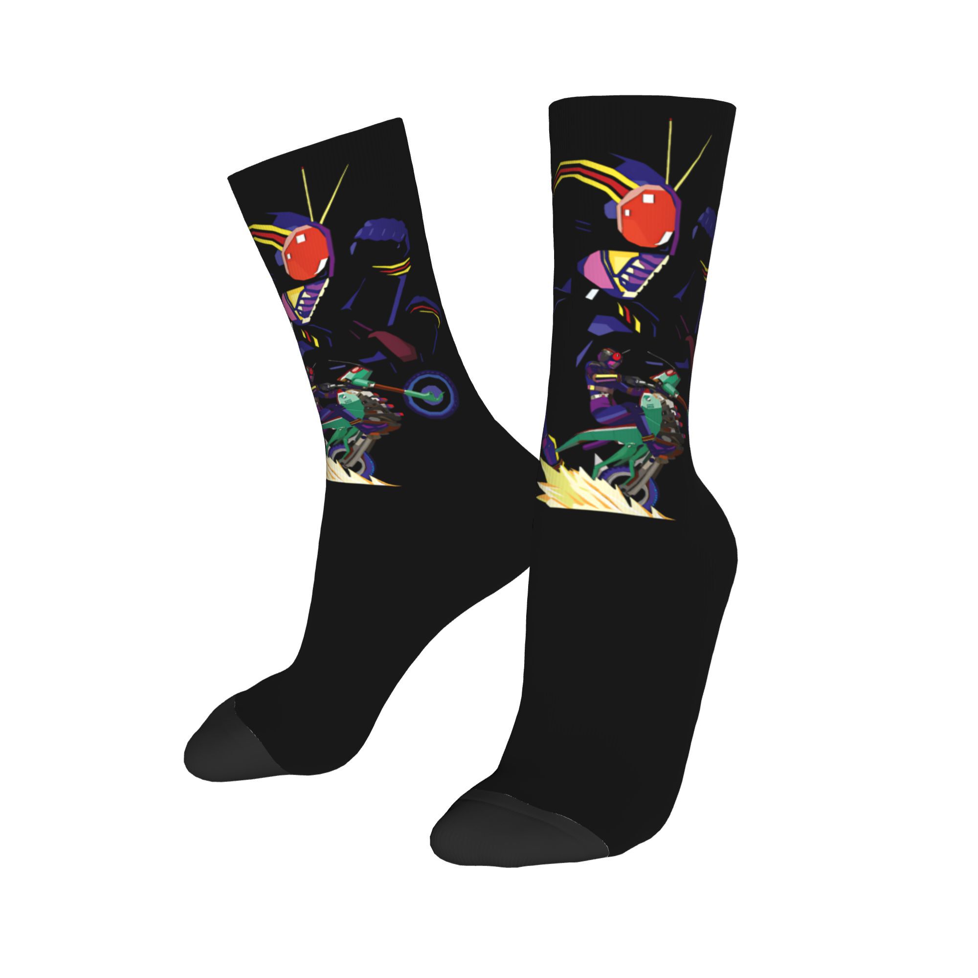 Kamen Rider Black  Middle Sock - Women'S Shoes For Crews ulasan dan harga